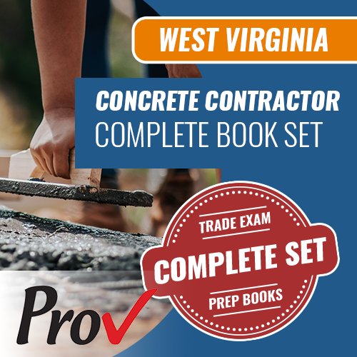 West Virginia Concrete Contractor Book Package (Prov)