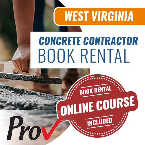 West Virginia Concrete Contractor - Book Rental Package (Prov)