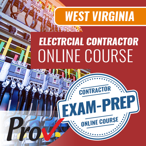 West Virginia Electrical Contractor Online Exam Prep Course by 1 Exam Prep