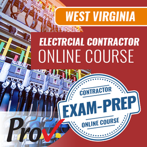 West Virginia Electrical Contractor - Online Exam Prep Course (Prov)