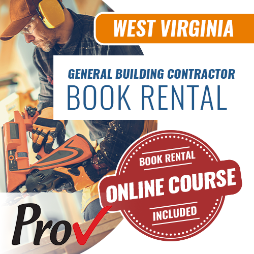 West Virginia General Building Contractor - Book Rental Package (Prov)