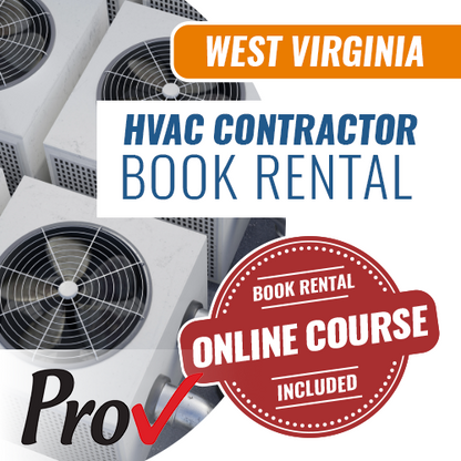West Virginia HVAC Contractor - Book Rental Package (Prov)