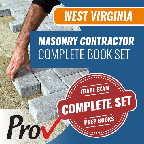 West Virginia Masonry Contractor Book Package (Prov)