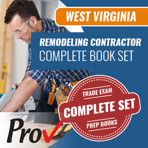 West Virginia Remodeling and Repair Contractor Book Package (Prov)