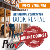 West Virginia Residential Contractor - Book Rental Package (Prov)