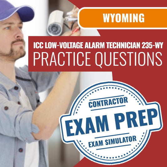 Wyoming ICC Low-voltage Alarm Technician - 235-WY - Online Practice Questions

