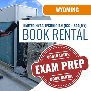 Wyoming Limited HVAC Technician (ICC - 600_WY) - Books & Courses Rental Package