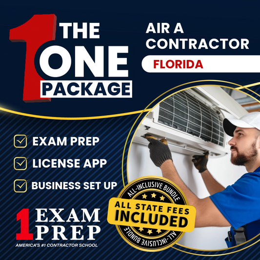 The 1 Package: All-Inclusive Florida Air A or Air B Contractor Exam, Licensing & Business Setup Solution