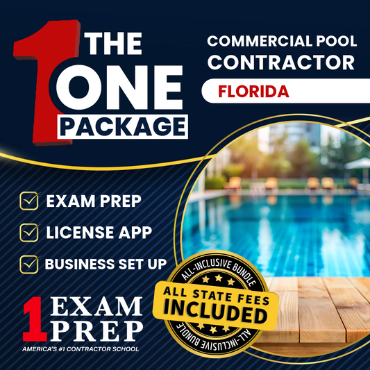 The 1 Package: All-Inclusive Florida Commercial Pool Contractor Exam, Licensing & Business Setup Solution