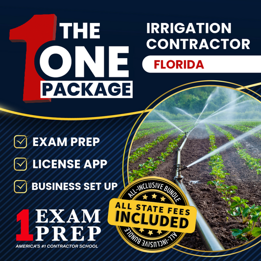 The 1 Package: All-Inclusive Florida Irrigation Contractor Exam, Licensing & Business Setup Solution