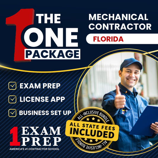 The 1 Package: All-Inclusive Florida Mechanical Contractor Exam, Licensing & Business Setup Solution