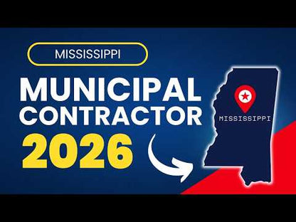 Mississippi Municipal Contractor - Online Exam Prep Course