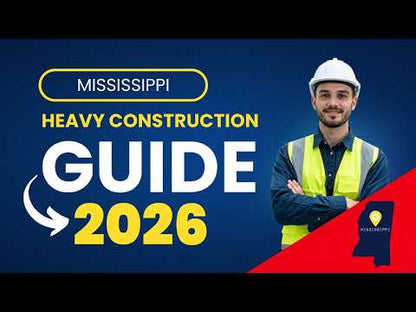 Mississippi Heavy Construction Contractor Exam Complete Highlighted & Tabbed Book Package
