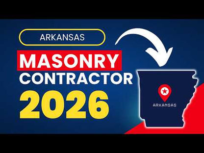 How to Get an Arkansas Masonry Contractor License