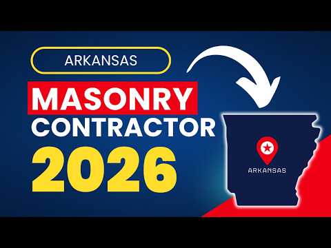 How to Get an Arkansas Masonry Contractor License