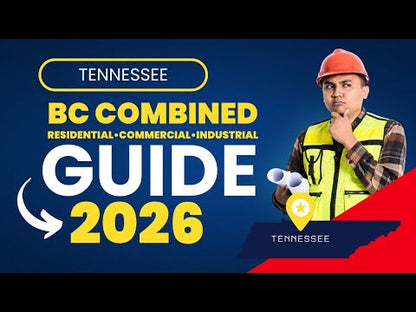 Tennessee BC Combined Residential, Commercial, Industrial Contractor Exam Guide