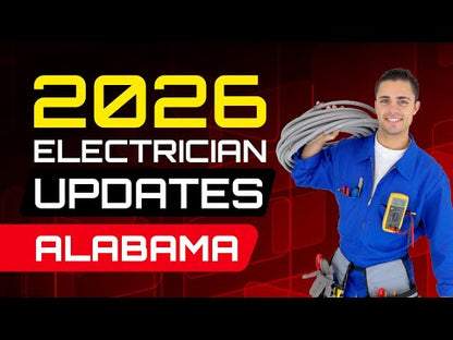 2026 Alabama Journeyman Electrician Exam Prep Study Guides & Code Book Ultimate Combo (Based on the 2026 NEC)