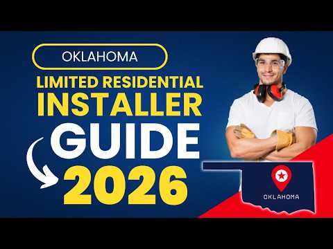 How to Pass the OK Limited Residential Installer Contractor Exam