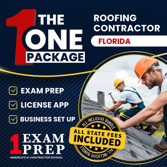 The 1 Package: All-Inclusive Florida Roofing Contractor Exam, Licensing & Business Setup Solution