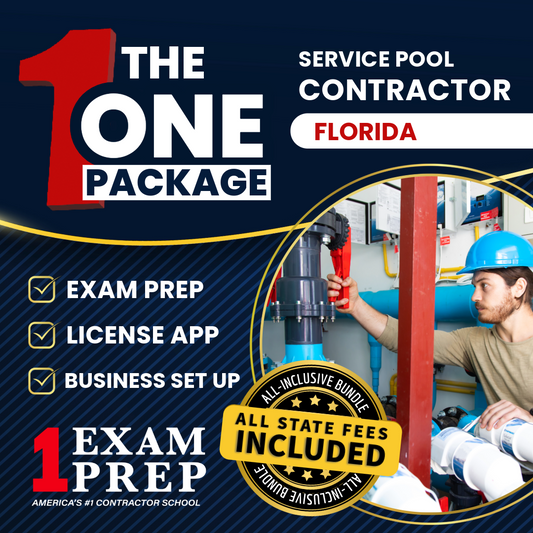 The 1 Package: All-Inclusive Florida Service Pool Contractor Exam, Licensing & Business Setup Solution