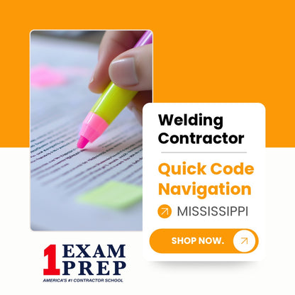 Mississippi Welding Contractor Exam Quick Code Navigation