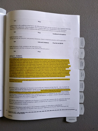 Juego completo de libros para el examen de contratista general de Florida: resaltado y con pestañas