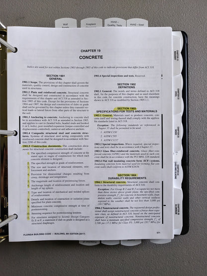 Juego completo de libros para el examen de contratista general de Florida: resaltado y con pestañas