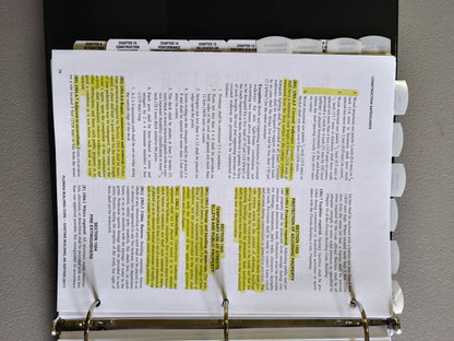 Florida Building Contractor Exam Complete Book Set - Highlighted & Tabbed