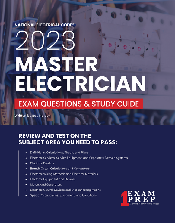 2023 Master Electrician Exam Questions and Study Guide [Book]
