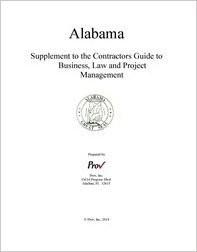 Alabama Electrical Contractors Supplement to the Contractors Guide.