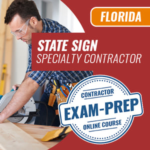 Florida State Sign Specialty Contractor Online Exam Prep