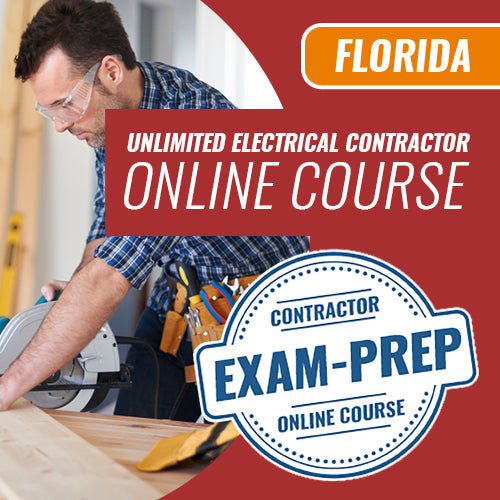 Examen de contratista eléctrico ilimitado de Florida: preguntas de práctica en línea