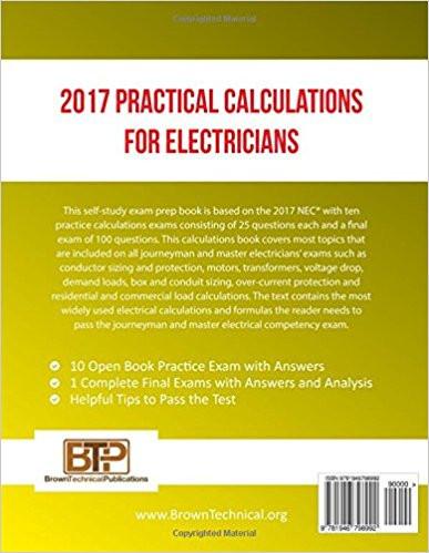2017 Cálculos prácticos para electricistas. 