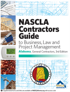 Alabama NASCLA Business, and Project Management for Contractors, General Contractors, 3rd Edition; Highlighted & Tabbed