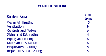 Arizona C-58 (CR-58) Paquete de libro de examen para contratistas de calefacción de aire caliente, refrigeración y ventilación por evaporación (residencial/comercial)