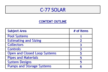 Arizona C-77 (CR-77) Paquete de libro de examen para contratista de plomería (incluida la energía solar)