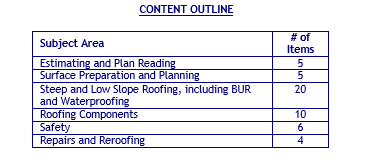 Paquete de libro de examen para contratista de techos (residencial/comercial) Arizona CR-42
