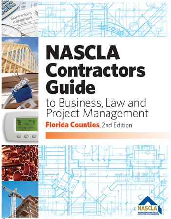 Guía de contratistas de Florida NASCLA para negocios, leyes y gestión de proyectos, condados de Florida, segunda edición 