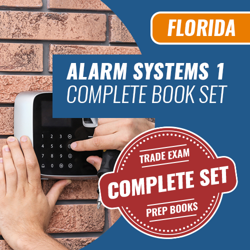 Florida Alarm Systems I Contractor Exam Complete Book Set 