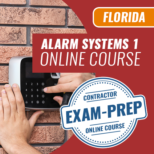 Florida Alarm Systems Contractor I - Online Exam Prep Course 