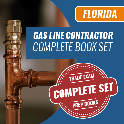 Florida Gas Line Contractor Exam Complete Book Set - Trade Books