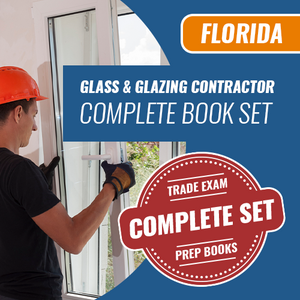 Florida Glass and Glazing Contractor Exam Complete Book Set - Trade Books