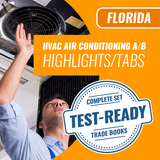 Florida Air A or Air B Contractor Exam Complete Book Set - Trade Books - Highlighted and Tabbed