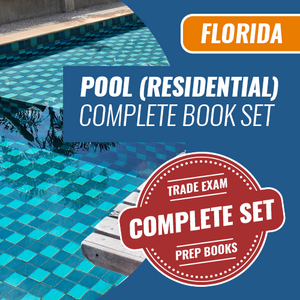 Florida Residential Pool Contractor Exam Complete Book Set - Trade Books