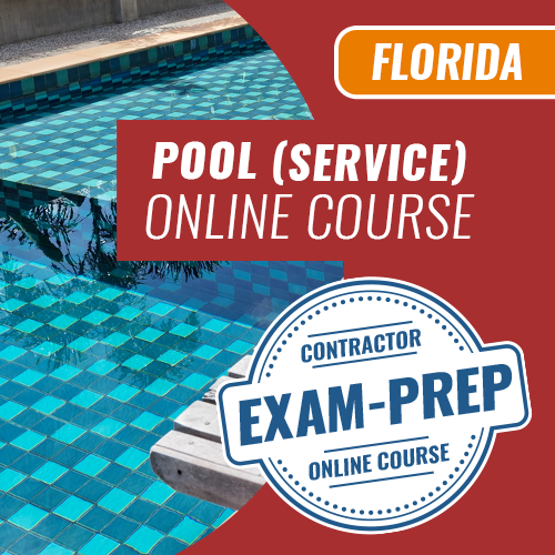 Florida Service Pool Contractor  - Online Exam Prep Course