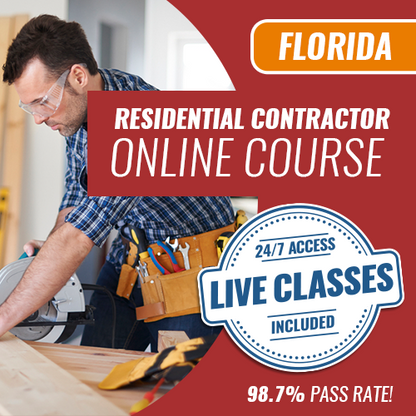 Florida General, Building and Residential Contractor Contract Administration & Project Management - Online Exam Prep Course