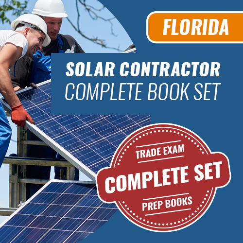 Florida Solar Contractor Exam Complete Book Set - Trade Books