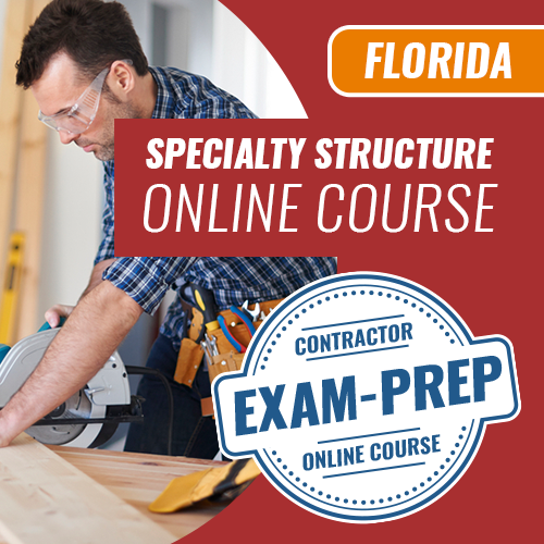 Examen comercial para contratistas de estructuras especializadas de Florida: curso de preparación para exámenes en línea 