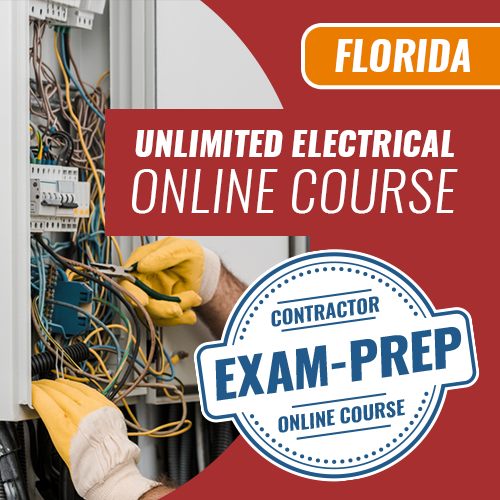 Examen de contratista eléctrico ilimitado de Florida: curso de preparación para el examen en línea