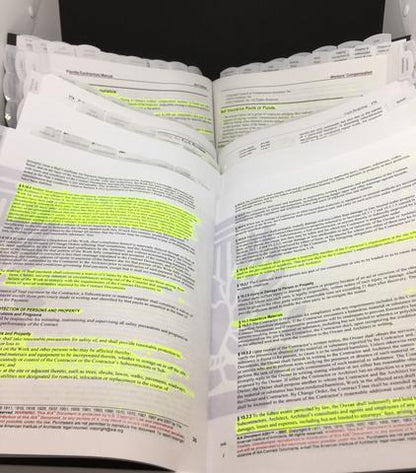 Complete Book Set for Florida State Business & Finance Exam; Highlighted & Tabbed